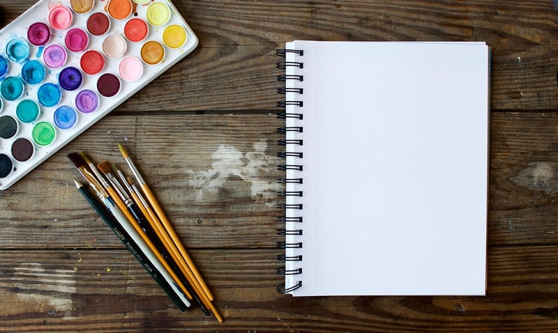 Repurposed Art Supplies